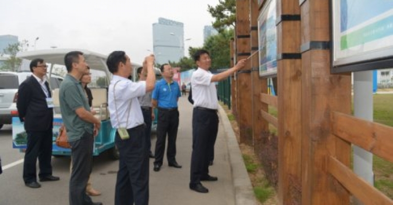 山東省旅游局專家組檢查驗收城市陽臺創建國家4A級旅游景區